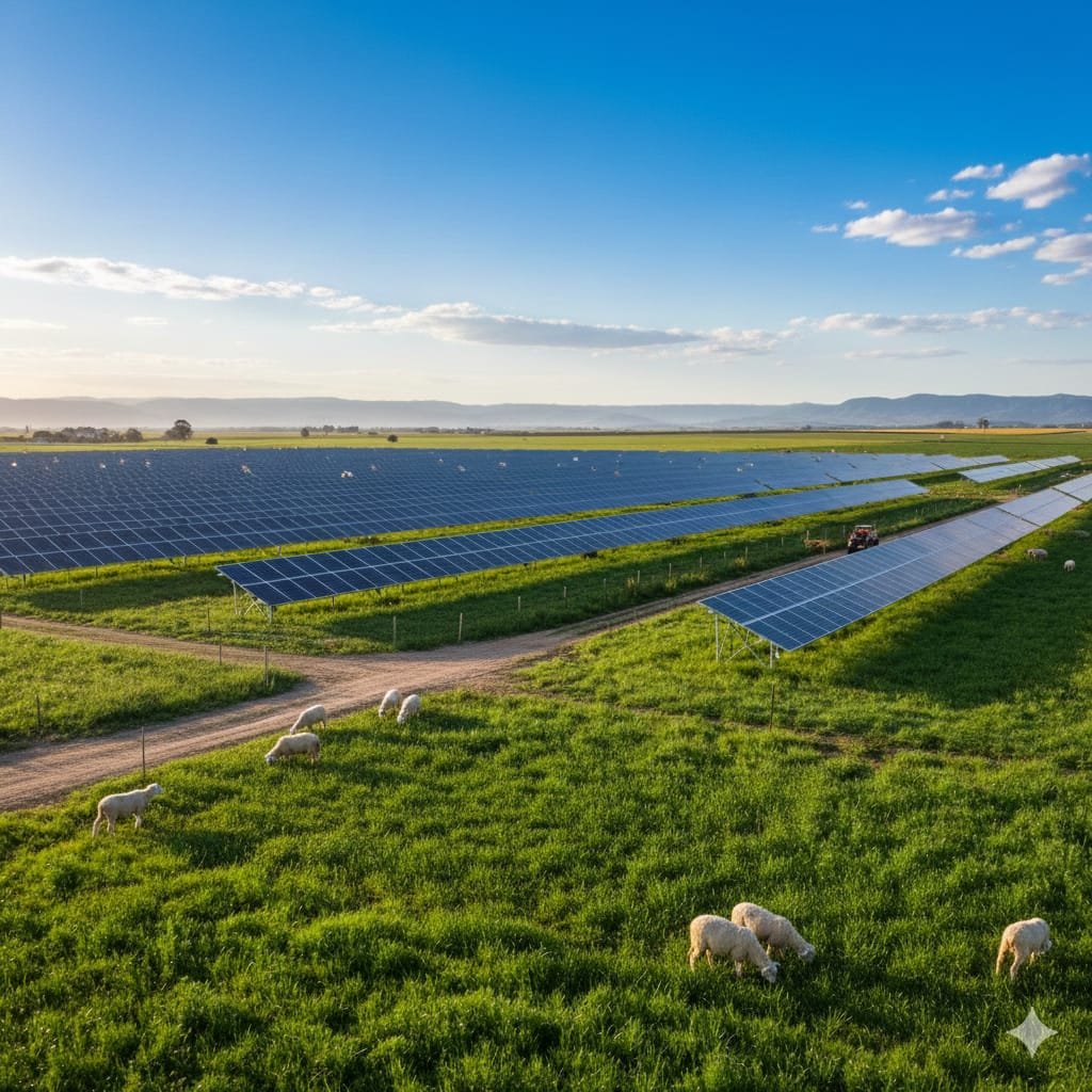 Pure Amana Agrivoltaics site