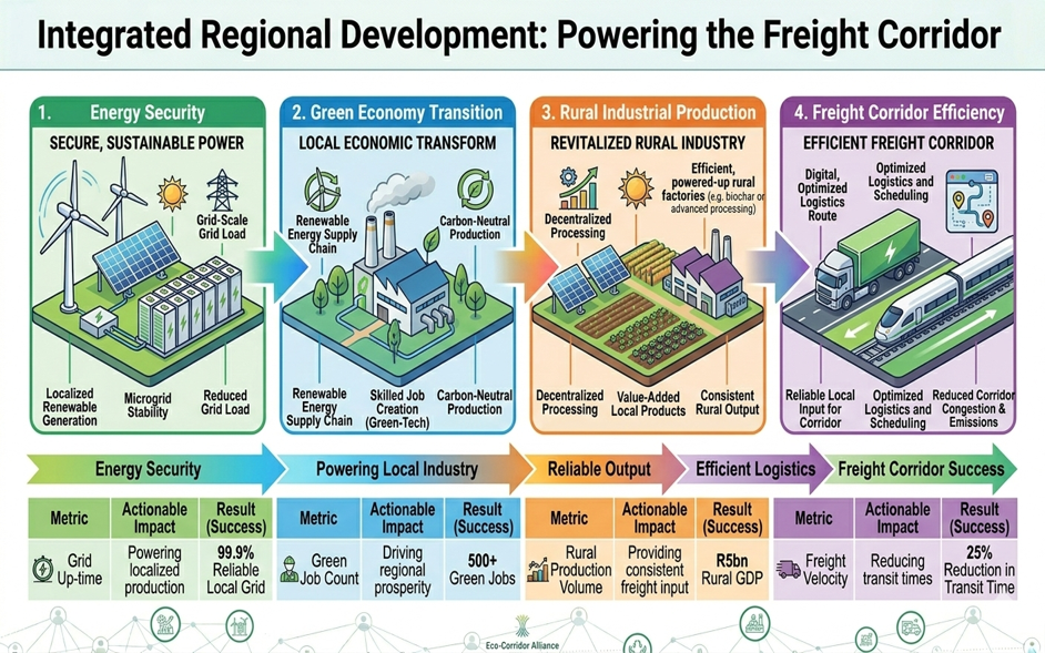 Integrated regional development powering the freight corridor